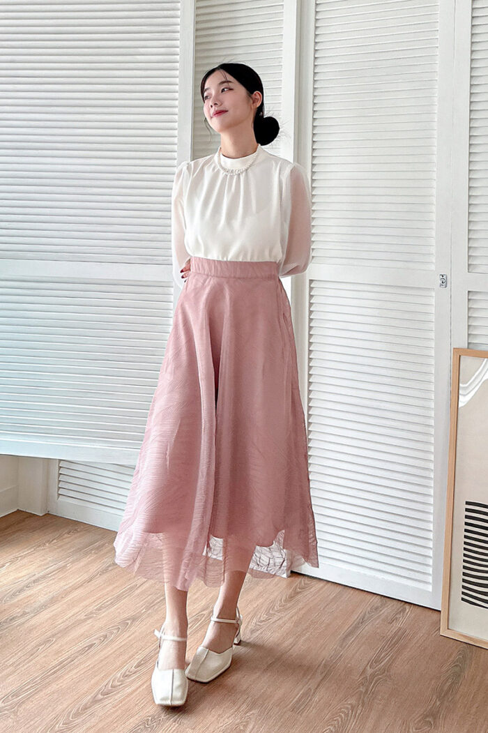 IMG_2341 23FEB#14典雅紗質接袖襯衫