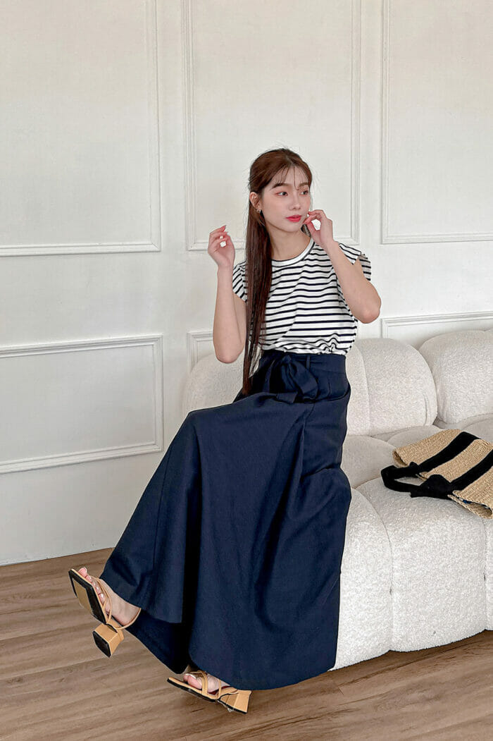 23MAY#24 自留款-條紋法式半袖短T