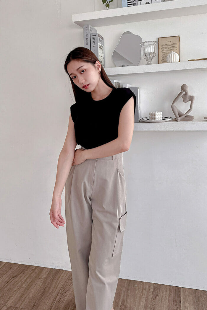 23MAY#66 單口袋直筒工作褲