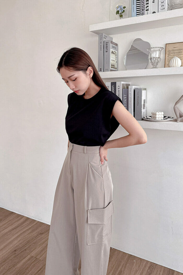 23MAY#66 單口袋直筒工作褲