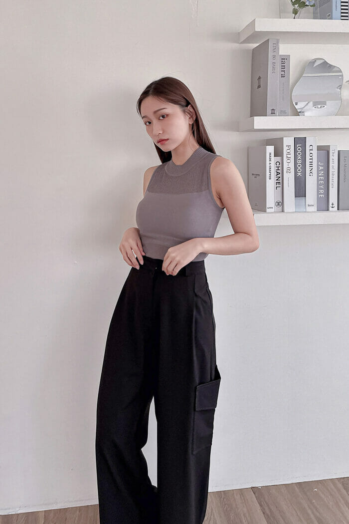 23MAY#66 單口袋直筒工作褲