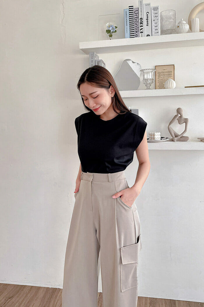 23MAY#66 單口袋直筒工作褲